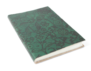Cuaderno de Cuero Hecho a Mano con Papel de Algodón Reciclado, Libre de Madera y Ácido, con Cubierta con Diseño Grabado - Product Image 2