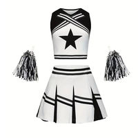 Ensembles d'uniformes de cheerleading pour femmes de haute qualité, séchage rapide, légers, couleur unie