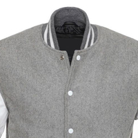Veste de baseball pour homme avec doublure matelassée douce, fermeture boutonnée, coutures durables et coupe décontractée pour un usage extérieur décontracté