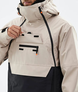 Parka Impermeable con Capucha para Hombre, Chaqueta de Esquí Delgada con Cuello Alto, Reversible, Traje de Esquí para Hombre en Oferta - Product Image 3