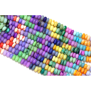 Perles Rondelles Multi-Opales : Artisanat de Bijoux en Pierres Précieuses de Qualité (15 pouces) - Product Image 4