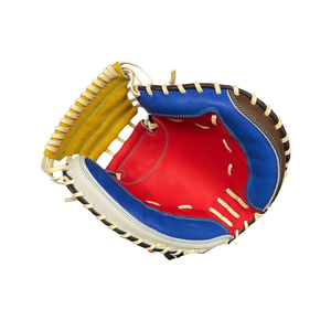 TRIVEERS Gant de receveur de baseball en cuir de haute qualité de 32,5 pouces, pour lanceur gaucher, réutilisable pour les receveurs professionnels - Product Image 2