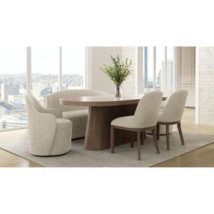 Juego de Comedor Elegante Cocoa and Ivory Banquette - Product Image 6