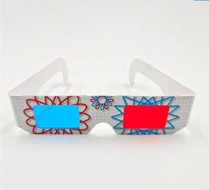 Anaglifo de papel universal, gafas 3D de papel, gafas 3D, vista de anaglifo rojo/azul, cristal 3D para vídeo de <span class=keywords><strong>película</strong></span> - Product Image 5