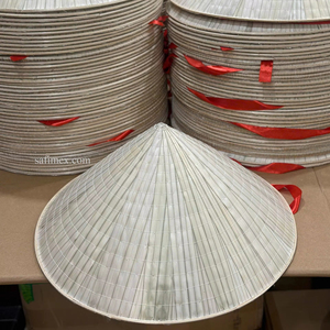 Traditional Vietnam Palm <b>Leaf</b> Top Hat-Outdoor Visor Palm Hat Vietnam Conical Bamboo Hats - Product Image 1