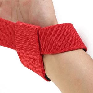 สายรัดข้อมือยกน้ำหนักโลโก้แบบกำหนดเองรุ่นใหม่ล่าสุด เข็มขัดออกกำลังกายและฟิตเนส ทำจากผ้าฝ้ายและโพลีเอสเตอร์ - Product Image 1
