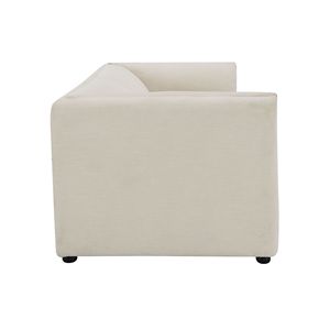 Divano Jaeda in Bouclé Beige per Soggiorno, Comodo ed Elegante - Product Image 6