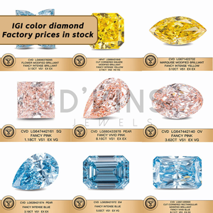 Diamant de laboratoire D'vins 3.13CT, vert bleu intense fantaisie, VS1, taille trèfle, certifié IGI, pour la fabrication de bijoux - Product Image 5