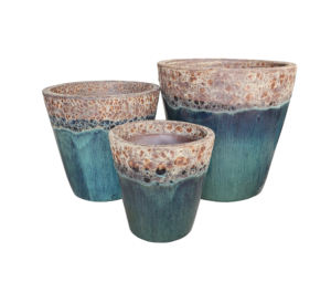 Macetas de cerámica esmaltada mixta Atlantis al por mayor, diseñadas con orificios de drenaje y aptas para uso en el hogar y el jardín. - Product Image 5