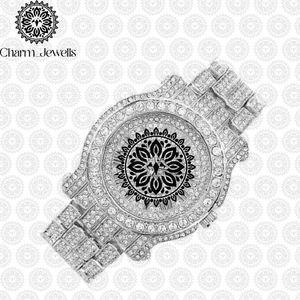 Montre de luxe pour homme Charm_Jewells en acier inoxydable, boîtier de 40 mm, mouvement mécanique analogique, cadran saphir, fermoir pliant, vintage, 10 bars - Product Image 5