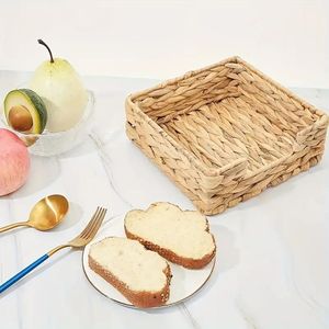 กล่องใส่กระดาษทิชชู่สี่เหลี่ยมงานหัตถกรรมกล่องใส่กระดาษทิชชู่กล่องใส่เครื่องประดับโต๊ะถาดอเนกประสงค์สำหรับตกแต่งบ้าน - Product Image 5