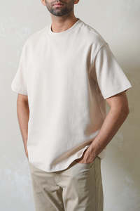 T-shirts pour hommes à manches courtes, col rond, coupe classique, 100% coton, respirants, avec logo personnalisé - Product Image 3