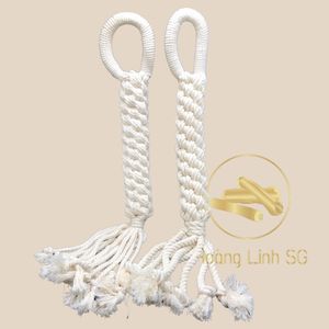 Jouet interactif durable de corde d'animal familier de coton naturel de chanvre avec le téléphone en bois + 84 783 612 648 Contact Jasmine - Product Image 1