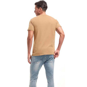 Camiseta Personalizada para Hombre, Premium, 100% Algodón Peinado, Cuello Redondo, Suave, Transpirable, Uso Diario Informal, Lisa, Impresión Personalizada, OEM, ODM - Product Image 2