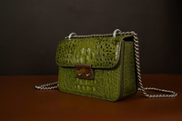 Sac à main de luxe personnalisé pour femme, coloré, 100 % cuir de crocodile véritable, prix d'usine, vente en gros pour dames