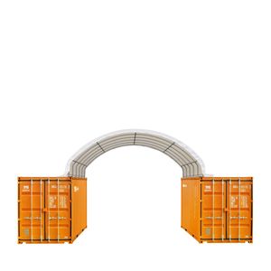 Telo Ignifugo e Anti-UV in Tessuto PE per Container Shelter 20FT X 20FT TMG ST2021CE (Pre-ST2020C) - Product Image 2