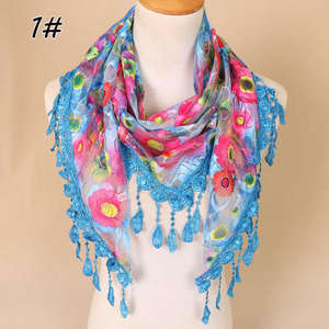 Tudung Musulmán de Alta Calidad, Chifón Sólido con Perlas y Diamantes Cuadrados, Pañuelo Largo Bordado y Transpirable para Mujer, Ideal para Verano - Product Image 3