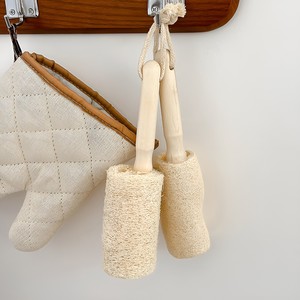 Brosses de bain en luffa écologique, prix bon marché, brosse de nettoyage de vaisselle de cuisine, logo personnalisé accepté - Product Image 4