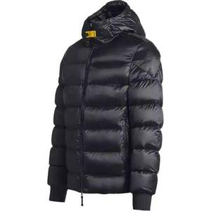<b>Plain</b> Blue Color Men Zipper Hoodie Parka Puffer Parajumpers Jacket Windproof Bubble Bomber Para <b>jumper</b> Jacket Breathable - Product Image 6