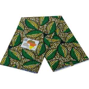 Tissu Ankara nigérian 100% coton de haute qualité, imprimé à la cire dorée écologique pour vêtements de bébé garçon, 6 yards, tissu lourd pour robe - Product Image 6