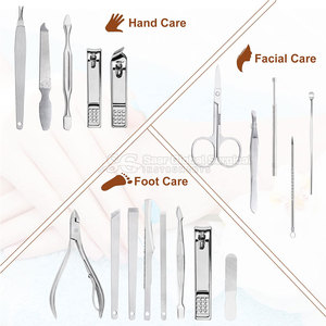 High Quality Stainless Steel <b>Manicure</b> & Pedicure <b>Kit</b> Durable Compact Case Premium Personal Care Essentials - Product Image 3