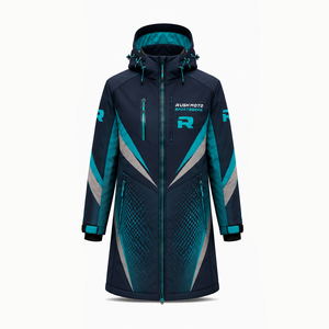 Collection de manteaux d'hiver surdimensionnés pour hommes, parka réversible rembourrée à capuche, grande taille, vêtements décontractés, vente en gros OEM - Product Image 4