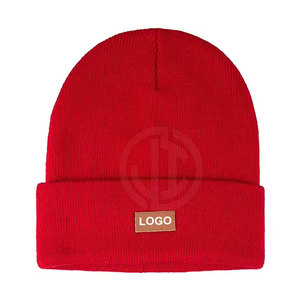 Pakistan Manufacture Latest Style 100% Wool Beanie Hats Solid Plain Color Common Custom Logo Adult Beanie Hats - Product Image 3