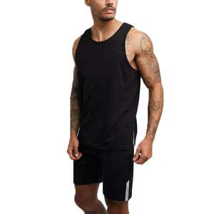 NESTA SPORTS Débardeur de sport premium pour homme, col en V, 100 % coton, anti-transpiration, pour entraînement en salle de sport - Product Image 5