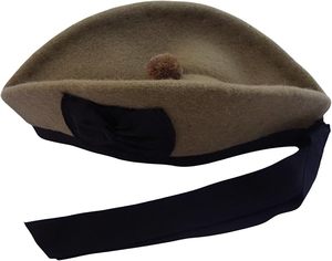 Khaki Glengarry Cap Traditional Scottish Highland Wool Pipe <b>Band</b> <b>Hat</b> Thistle Rose Enterprises Men's All-Season Casual - Product Image 3