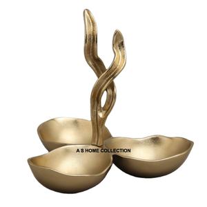 Custom Designed Wedding <b>Serving</b> Bowl Superb Decorative Brass <b>Dish</b> Multifunctional Kitchenware Useable Fruit Bowl - Product Image 1