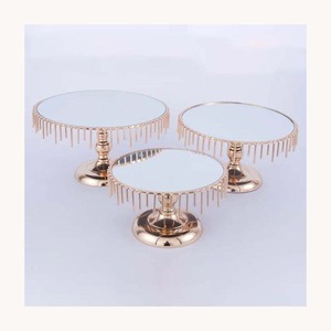 Stylish Metal White Color Cake Stand New Design Customized Cake Pastry Serving <b>Tray</b> New Arrival Home Decoration - Product Image 6