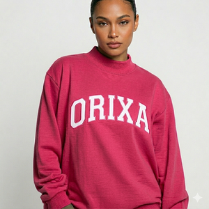 Sweat-shirt à col montant moderne Street Fit, coupe oversize, en molleton de coton, chaud, pour l'hiver, style streetwear décontracté, tendance - Product Image 1