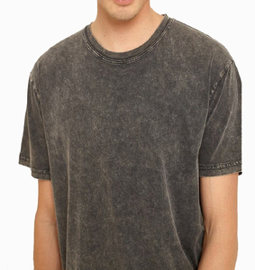 Camiseta Básica de Alta Calidad 100% Algodón para Hombre, Talla Grande, Cuello Redondo, Manga Corta, Lisa, de Secado Rápido, Ecológica y Transpirable - Product Image 5