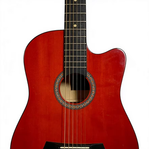 <span class=keywords><strong>Guitarra</strong></span> Acústica de Madera de Tilo de 38 Pulgadas, Acabado Brillante, para Principiantes y Estudiantes, Fabricante OEM - Product Image 1