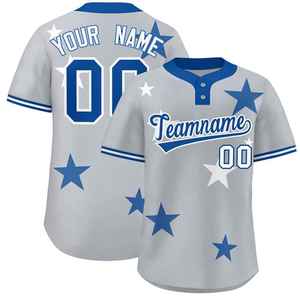 Maillot de softball personnalisé noir et bordeaux pour homme, manches courtes, impression sublimée, respirant, nom de l'équipe personnalisé, design étoiles, coupe classique - Product Image 6