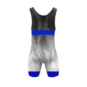 High Quality 100% Premium Professional Men's Wrestling <b>Singlets</b> Customizable Quick Dry Breathable <b>Weightlifting</b> Uniforms - Product Image 4