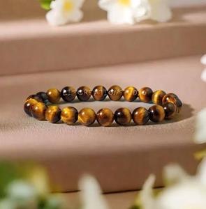 Natural Tiger Eye Crystal <b>Bracelet</b> Genuine Tiger Eye Gemstone <b>Bracelet</b> Tiger Eye <b>Healing</b> Stone <b>Bracelet</b> Premium Tiger Eye Beaded - Product Image 5