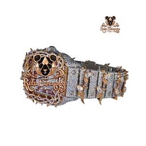 Montre de luxe en moissanite de qualité supérieure, cadran serti de pierres étincelantes, boîtier en acier inoxydable, pour hommes et femmes, disponible en promotion. - Product Image 4