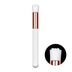 Brosse de maquillage du <span class=keywords><strong>visage</strong></span> manche en bois de marque privée meilleure brosse nettoyante pour cils nez <span class=keywords><strong>visage</strong></span> cils - Product Image 5