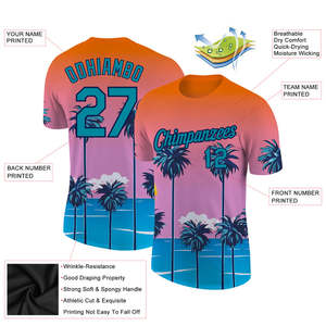 Athletic Sublimation Shirts Quick Dry Soft Polyester Crew Neck Custom Apparel OEM ODM Manufacturing Factory Supplier - Product Image 2