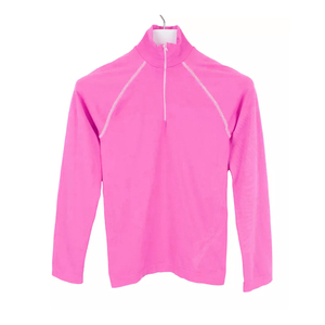 Quarter Zip <b>Sweatshirt</b> Regular Fit Stand Collar Breathable Knitted Polyester Sporty Spring Wear Unisex <b>Gym</b> Wear <b>Sweatshirt</b> - Product Image 2