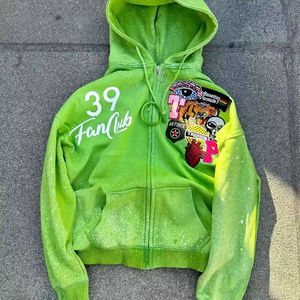 Sudadera con Capucha Personalizada con Lavado Ácido, Parche Bordado, Estilo Vintage, 100% Algodón, Invierno, Logotipo Personalizado, Color y Talla a Elección - Product Image 3
