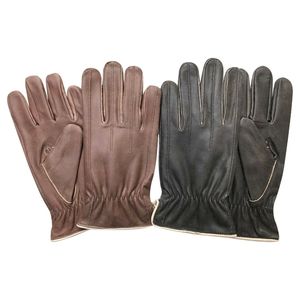 Gants de sécurité en cuir, gants de conduite en cuir chauds et coupe-vent pour l'hiver, gants unisexes durables en gros - Product Image 1