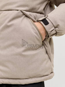 Blouson matelassé streetwear pour homme, à capuche, imperméable, coupe-vent, personnalisé, pour le printemps, style universitaire, pour moto, en duvet de canard - Product Image 6