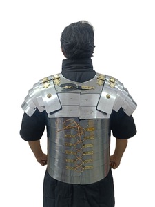 Armure romaine Lorica Segmentata de l'âge médiéval, plaque d'acier artisanale, reconstitutions historiques, artisanat métallique - Product Image 3