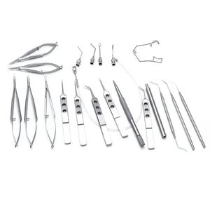 Juego de Instrumentos Oftálmicos Básicos Personalizados, Instrumentos Quirúrgicos Oculares para Cirugía de Cataratas, Acero Inoxidable, Certificado CE - Product Image 1