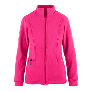 Blouses médicales en gros pour femmes, vestes d'infirmière chaudes à fermeture éclair, uniformes de médecin avec poches, vêtements de travail actifs - Product Image 3