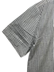 Kurta corta a rayas con estampado a mano para hombre |   100% Algodón |   Manga Larga |   Ropa tradicional india a precios razonables - Product Image 4