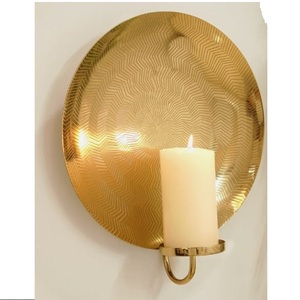 Porte-bougie d'aspect royal, finition antique, design unique, porte-bougie votif, lampe hurricane pour Noël et mariage - Product Image 2