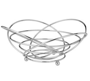 Fabricants et fournisseurs de paniers à fruits classiques de haute qualité, en métal argenté, à prix attractif. - Product Image 1